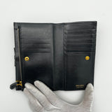 Prada Bow Wallet Black
