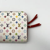 Louis Vuitton Zippy Wallet Monogram White