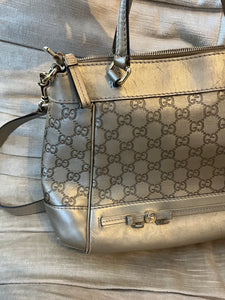 Gucci Silver Bag