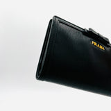 Prada Bow Wallet Black