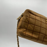 Chanel White Stitch Shoulder Bag