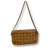 Chanel White Stitch Shoulder Bag