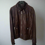 Dolce Gabbana Leather Jacket ital. 54 (L)
