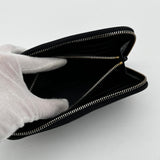 Prada Leather Zippy Wallet black