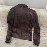 Dolce Gabbana Leather Jacket ital. 54 (L)