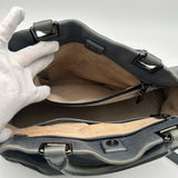 Prada Black Leather Tote Bag