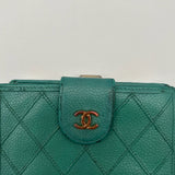 Chanel Bifold Wallet Green