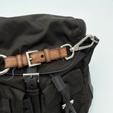 Prada Tessuto Double Pocket Shoulder Bag