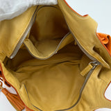 Prada Orange Leather Hand Bag