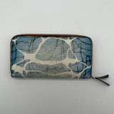 Louis Vuitton Aqua Epi Zippy Wallet