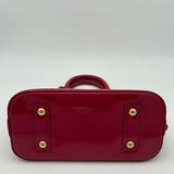 Louis Vuitton Alma BB Vernis Red