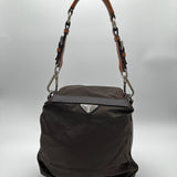 Prada Tessuto Double Pocket Shoulder Bag