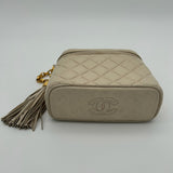 Chanel Quilted Suede Bag