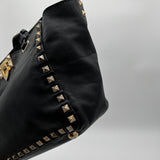 Valentino Garavani Rockstud Trapeze Tote Bag Black