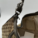 Gucci Monogram Horsebit Hobo Bag