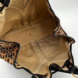 Yves Saint Laurent YSL Leopard Shopper Shoulder Bag