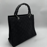 Gucci Handbag Tote Bag Bamboo GG