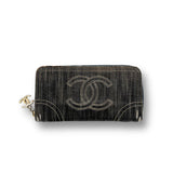 Chanel Denim Long Wallet
