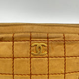 Chanel White Stitch Shoulder Bag