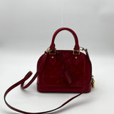 Louis Vuitton Alma BB Vernis Red
