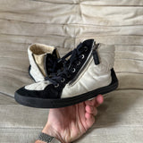 Chanel Double Zip Hightop Sneaker 38
