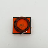 Hermes Api Bracelet brown leather