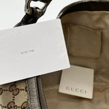 Gucci Monogram Horsebit Hobo Bag