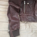 Dolce Gabbana Leather Jacket ital. 54 (L)