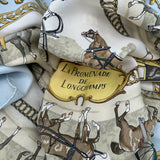 Hermès Silk Scarf La Promenade De Longchamps