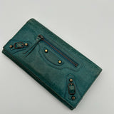 Balenciaga Continental Wallet Vert