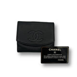 Chanel CC Caviar Leather Wallet