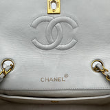 Chanel Two-Tone Flap Bag with Pouch