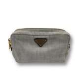 Prada Pouch Canvas Grey