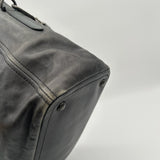 Prada Black Leather Tote Bag