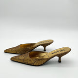 Prada Kitten Heels gold 38 1/2