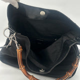Gucci Bamboo Handle Two Way Tote Bag