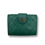 Chanel Bifold Wallet Green