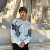 Reversible Wavey Knit Sweater